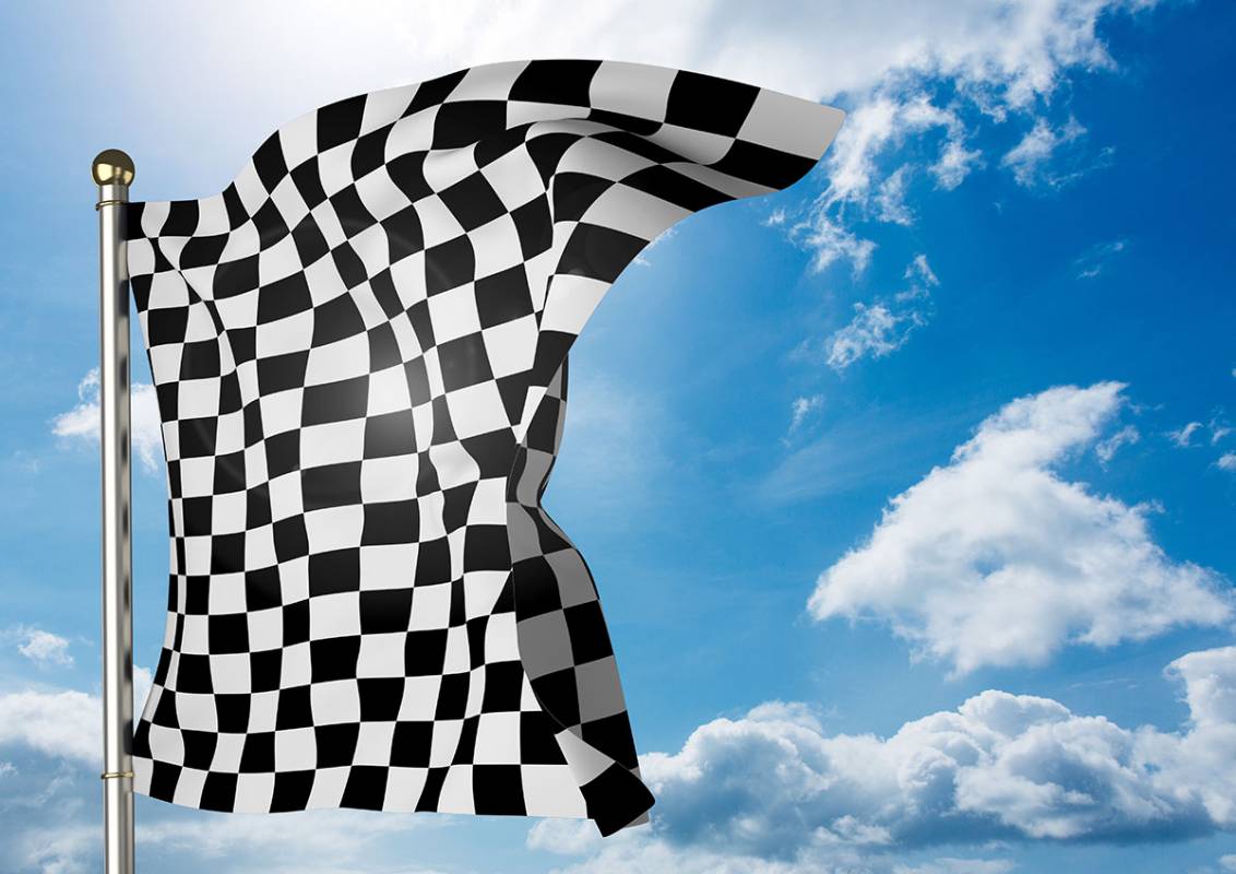 Waving Checkered Flag
